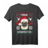 Mops Frohe Waunachten T-Shirt Weihnachten Hund Xmas - Lustiges Hundemotiv-Shirt für Mops-Liebhaber und Hundeliebhaber als Weihnachtsgeschenk