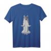 Yoga Hund Västgötaspets T-Shirt – Lustiges Geschenk für Hundeliebhaber und Herrchen/Frauchen mit Humor