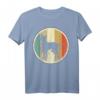 Retro Vintage Grunge Style Prager Rattler Hunde T-Shirt – Klassisch geschnitten, doppelt genähter Saum