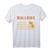Bulldogge Hund Herrchen & Frauchen T-Shirt – Geschenkidee zu Weihnachten, Geburtstag, Muttertag & Vatertag für Bulldoggen-Liebhaber