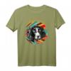 Deutscher Wachtelhund Jagd Jagdhunde Hundeportrait T-Shirt – Perfektes Geschenk für Hundeliebhaber, Jäger und Züchter