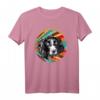 Deutscher Wachtelhund Jagd Jagdhunde Hundeportrait T-Shirt – Perfektes Geschenk für Hundeliebhaber, Jäger und Züchter
