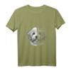 Damen T-Shirt mit Hundemotiv – He Is Your Friend Your Partner Your Dog, Perfekt für Hundenarren und Hundebesitzer als Geschenk