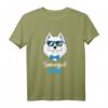 Lustiges Hunde Papa Geschenk für Samojede Liebhaber - Herrchen T-Shirt für Hundebesitzer, Vatertag & Weihnachten