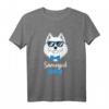 Lustiges Hunde Papa Geschenk für Samojede Liebhaber - Herrchen T-Shirt für Hundebesitzer, Vatertag & Weihnachten