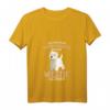 Damen West Highland White Terrier Glitzer Westie Hund Frauchen T-Shirt mit V-Ausschnitt – Perfekt als Geschenk für Hundeliebhaberinnen, Mama & Frauchen