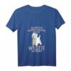 Damen West Highland White Terrier Glitzer Westie Hund Frauchen T-Shirt mit V-Ausschnitt – Perfekt als Geschenk für Hundeliebhaberinnen, Mama & Frauchen