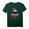 Belgian Malinois mit Weihnachtsmütze Hund Welpe Geschenk T-Shirt - Perfektes Weihnachts- und Nikolausgeschenk für Hundeliebhaber und Züchter