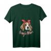 Damen Beagle Mom Hund Beagle Geschenk T-Shirt mit V-Ausschnitt - Lustige Geschenkidee für Hunde-Mamas und Beagle-Liebhaberinnen