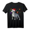 Lustiges Weihnachts-T-Shirt mit Pitbull Hund Motiv – Perfektes festliches Geschenk für Hundeliebhaber und Familien
