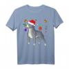Lustiges Weihnachts-T-Shirt mit Pitbull Hund Motiv – Perfektes festliches Geschenk für Hundeliebhaber und Familien