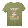 Shih Tzu Hund T-Shirt - Lustiger Spruch 'Ich arbeite hart damit mein Shih Tzu sein Luxusleben genießen kann' für Hundebesitzer & Geschenkidee