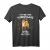 Shiba Inu Glitzer Hundehalter Geschenk T-Shirt - Lustiges Gassi Outfit für Hundeliebhaber & Shiba Inu Fans, perfekt für Geburtstage & Weihnachten