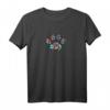 Bunte Polygonale Hundepfote | Lustiges Hunde T-Shirt - Perfekt als Geschenk für Hundeliebhaber, Hundebesitzer & bei Geburtstagen oder Weihnachten