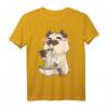 Mops Hund Ramen Kawaii Anime Stäbchen T-Shirt – Perfektes Geschenk für Weihnachten & Geburtstag für Anime- und Hundeliebhaber