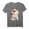 Mops Hund Ramen Kawaii Anime Stäbchen T-Shirt – Perfektes Geschenk für Weihnachten & Geburtstag für Anime- und Hundeliebhaber