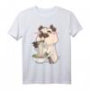 Mops Hund Ramen Kawaii Anime Stäbchen T-Shirt – Perfektes Geschenk für Weihnachten & Geburtstag für Anime- und Hundeliebhaber