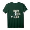 Crazy Dog Lady T-Shirt für Hundemamas – Perfektes Geschenk zum Muttertag, Geburtstag & Weihnachten für Hundeliebhaberinnen