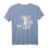 Crazy Dog Lady T-Shirt für Hundemamas – Perfektes Geschenk zum Muttertag, Geburtstag & Weihnachten für Hundeliebhaberinnen