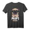 Mops Papa Hunde T-Shirt – Cooles Hundemotiv für Hundeliebhaber, Väter, Kinder & Freunde zum Geburtstag, Weihnachten & Vatertag