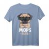Mops Papa Hunde T-Shirt – Cooles Hundemotiv für Hundeliebhaber, Väter, Kinder & Freunde zum Geburtstag, Weihnachten & Vatertag