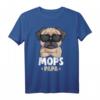 Mops Papa Hunde T-Shirt – Cooles Hundemotiv für Hundeliebhaber, Väter, Kinder & Freunde zum Geburtstag, Weihnachten & Vatertag