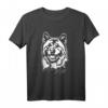 American Akita Portrait Hundeportrait T-Shirt für Hundeliebhaber & Züchter – Original Design für Hundeschule, Spaziergänge & Hundesport