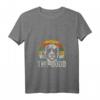 Damen Goldendoodle The Dood Vintage Hund Lustig Geschenk T-Shirt mit V-Ausschnitt – Perfekt für Hundeliebhaberinnen und Doodle Fans