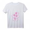 Damen Pinke Herzen mit süßen Pfoten eines Hundes oder Katze T-Shirt mit V-Ausschnitt – Perfektes Geschenk für Tierliebhaber zu Geburtstag, Weihnachten & Nikolaus