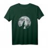 Vierbeiner Hund Hunderasse - Vollmond Schnauzer T-Shirt für Hundeliebhaber und Schnauzer-Fans als Geschenk