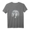 Vierbeiner Hund Hunderasse - Vollmond Schnauzer T-Shirt für Hundeliebhaber und Schnauzer-Fans als Geschenk