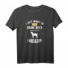 Labrador Hunde- und Bierliebhaber Grafik T-Shirt - Lustiges Geschenk für Bier- und Hundeliebhaber zu Weihnachten & Geburtstag