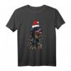 Rottweiler Weihnachten Geschenk - Lustiges Hunde Kostüm mit Weihnachtsmütze und Lichterkette für Hundeliebhaber & Rottweiler Fans