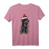 Rottweiler Weihnachten Geschenk - Lustiges Hunde Kostüm mit Weihnachtsmütze und Lichterkette für Hundeliebhaber & Rottweiler Fans