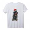 Rottweiler Weihnachten Geschenk - Lustiges Hunde Kostüm mit Weihnachtsmütze und Lichterkette für Hundeliebhaber & Rottweiler Fans