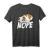 Englische Bulldogge Old English Bulldog Nope Lazy Hund T-Shirt – Lustiges Geschenk für Hundeliebhaber & Bulldog-Besitzer