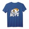 Englische Bulldogge Old English Bulldog Nope Lazy Hund T-Shirt – Lustiges Geschenk für Hundeliebhaber & Bulldog-Besitzer