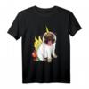 Lustiges Mops in einem Einhornkostüm T-Shirt – Perfektes Geschenk für Hundemamas & Hundeliebhaber, Ideal zum Gassi & Geburtstag