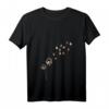 Damen Pitbull American Staffordshire Pusteblumen Samen Hunde Design T-Shirt mit V-Ausschnitt – Perfektes Geschenk für Hundeliebhaber und Tierfreunde im Sommer