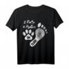 2 Füße 4 Pfoten Ein Team Hundeliebhaber T-Shirt – Lustiges Geschenk für Hundehalter & Gassigänger