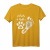 2 Füße 4 Pfoten Ein Team Hundeliebhaber T-Shirt – Lustiges Geschenk für Hundehalter & Gassigänger