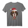 Bernhardiner - Weihnachten Rettungshund mit Fass Hunde T-Shirt – Liebevoll gezeichnetes Weihnachtsmotiv für Hunde- und Bernhardinerfans