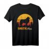 Sheltie Mom Mama Vintage Retro-Hund Frauengeschenk T-Shirt - Lustiges Hundemutter-Design für Hundeliebhaberinnen