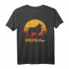 Sheltie Mom Mama Vintage Retro-Hund Frauengeschenk T-Shirt - Lustiges Hundemutter-Design für Hundeliebhaberinnen