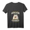Damen HapFrog T-Shirt mit V-Ausschnitt – Lustiges Samojede Hundebesitzerinnen Geschenk für Hundeliebhaberinnen