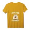Damen HapFrog T-Shirt mit V-Ausschnitt – Lustiges Samojede Hundebesitzerinnen Geschenk für Hundeliebhaberinnen