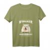 Damen HapFrog T-Shirt mit V-Ausschnitt – Lustiges Samojede Hundebesitzerinnen Geschenk für Hundeliebhaberinnen