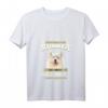 Damen HapFrog T-Shirt mit V-Ausschnitt – Lustiges Samojede Hundebesitzerinnen Geschenk für Hundeliebhaberinnen