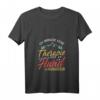 Damen Vintage T-Shirt mit V-Ausschnitt - Ich brauche Keine Therapie Nur Wandern mit Hund, perfektes Geschenk für Wanderinnen und Hundeliebhaberinnen
