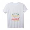 Damen Vintage T-Shirt mit V-Ausschnitt - Ich brauche Keine Therapie Nur Wandern mit Hund, perfektes Geschenk für Wanderinnen und Hundeliebhaberinnen